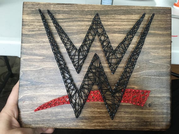 Wwe String Art Wwe Wall Art Etsy