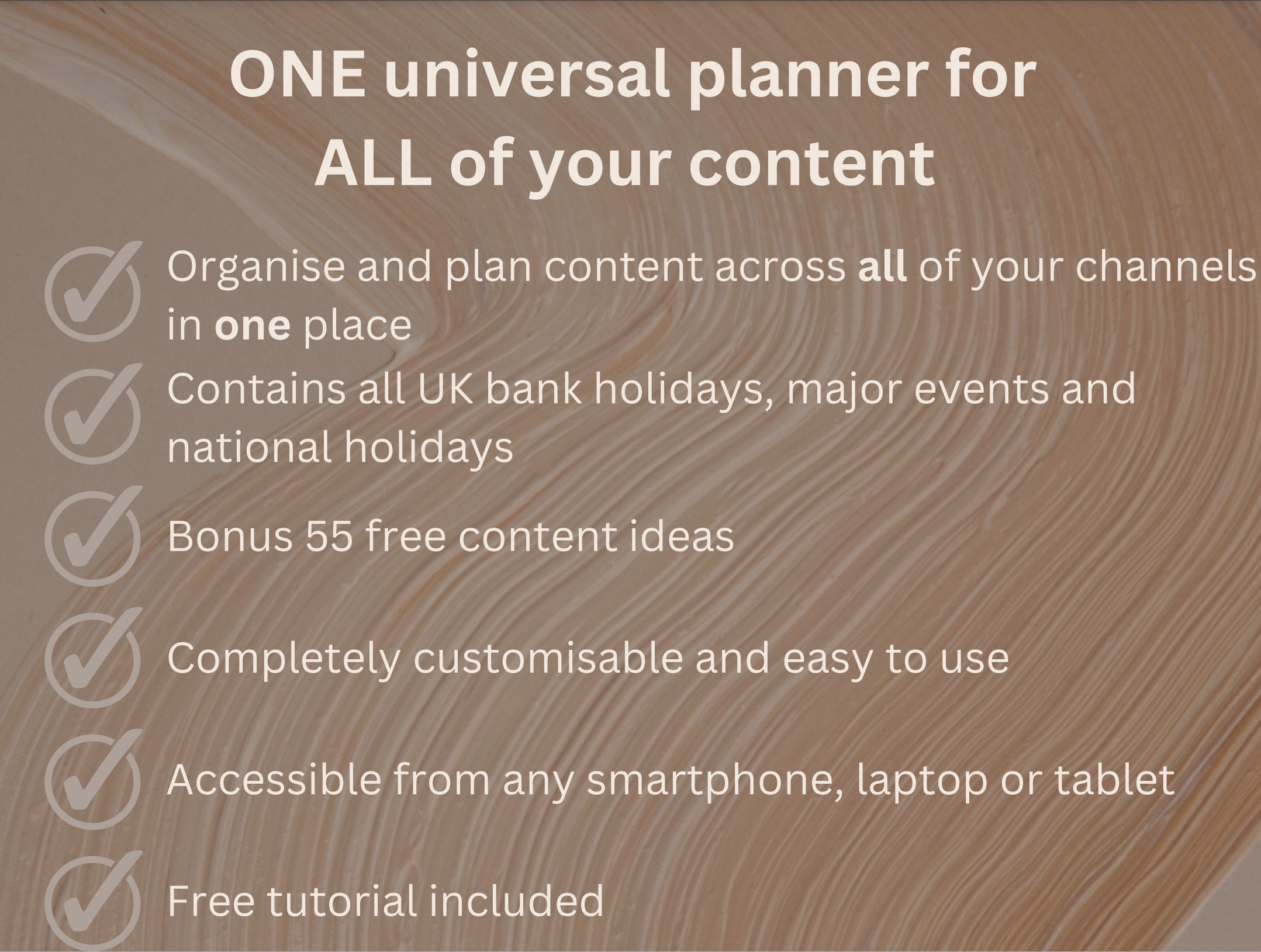 2023 Complete Content Calendar Excel Template Marketing Etsy