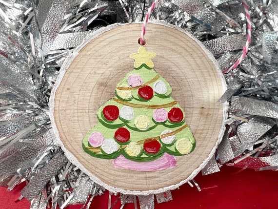 Pastel christmas 2024 tree ornaments