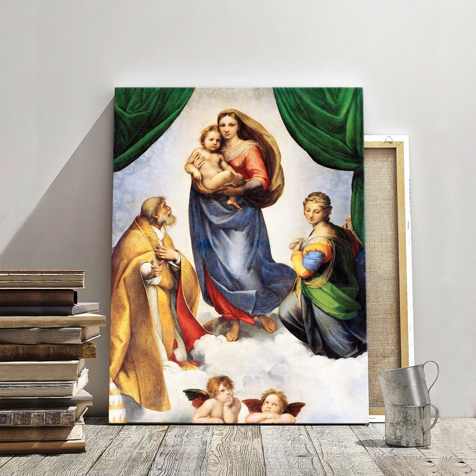 Sistine Madonna Canvas, Sistine Madonna Reproduction, Sistine Madonna ...
