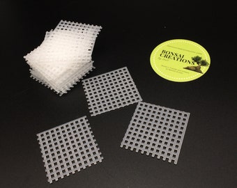 20pcs 1.25" Drainage Mesh Screen For Bonsai and Succulent Pots