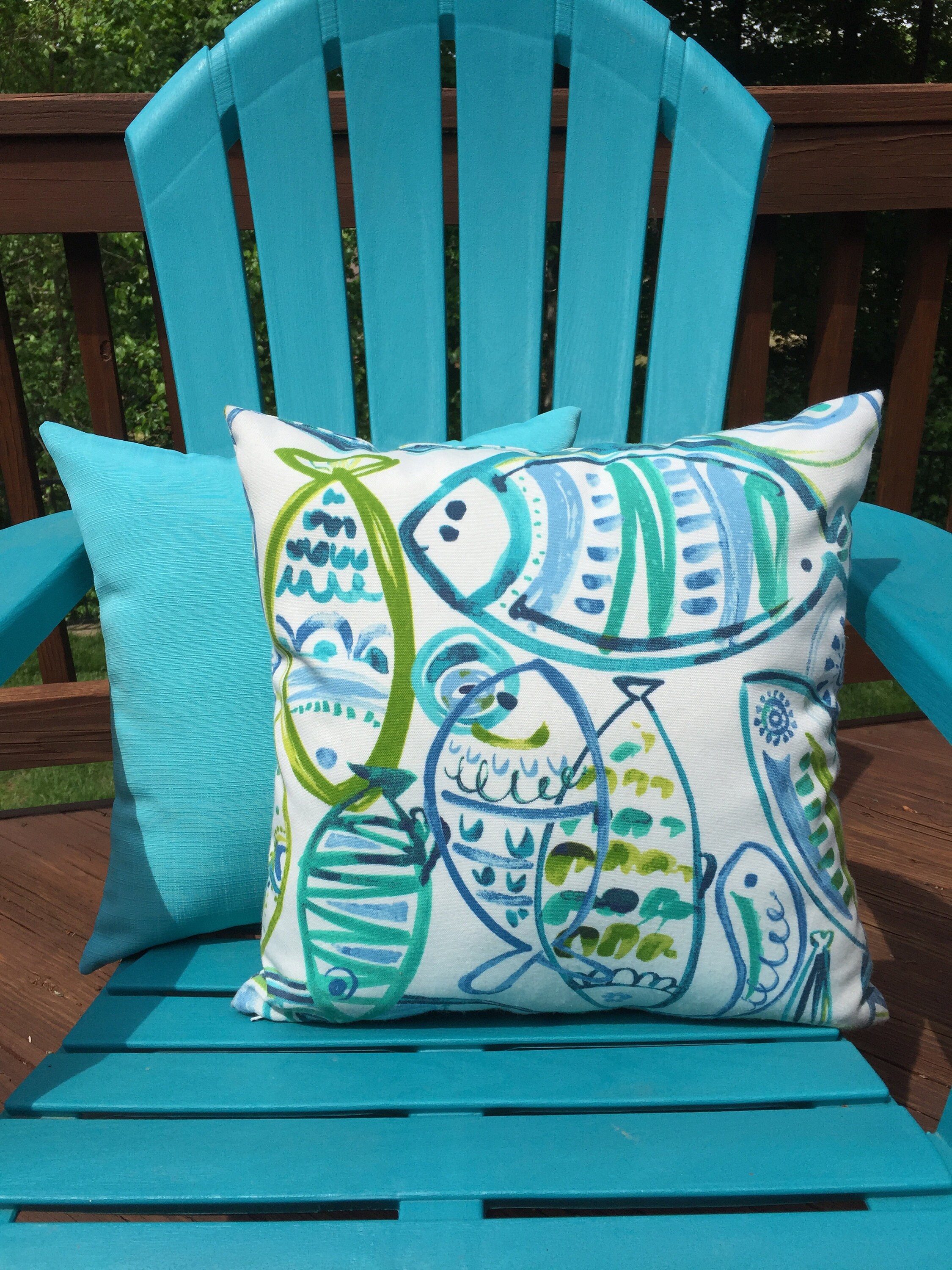 Funda de almohada al aire libre. Cubierta de almohada de | Etsy