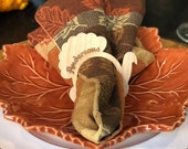 Personalized Thanksgiving Napkin Rings, 1 4 quot wood engraved - custom napkin ring holder, wood wooden rustic napkin holder ring table decor