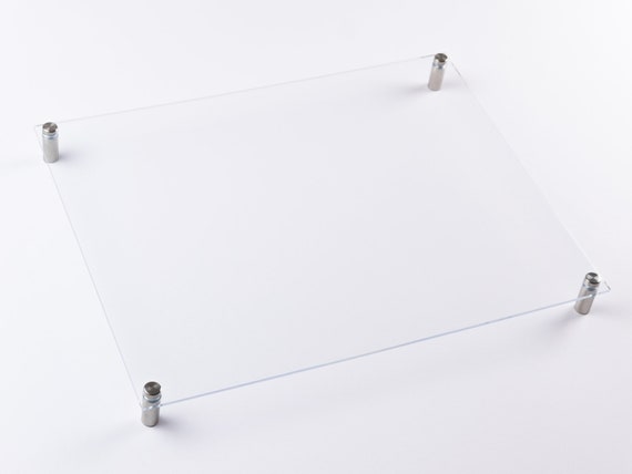 Slim Acrylic Dry-erase Board, Horizontal Minimalist