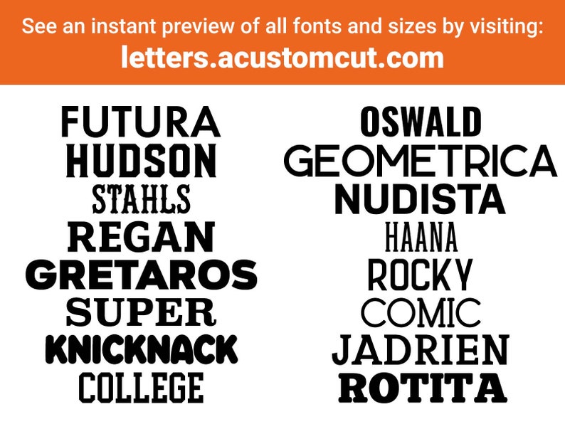 Custom Wood Letters Choose Your Font 6 to 32  Etsy