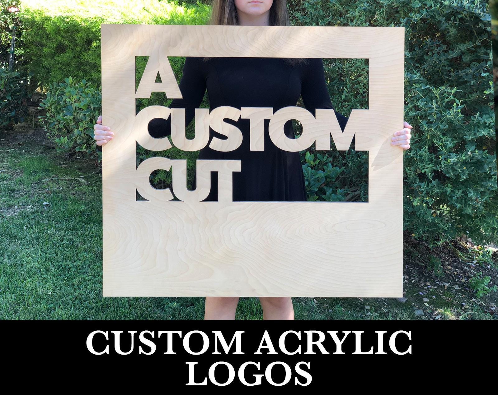 Sign Proof Background Custom Acrylic Logo Sign (PROOF ONLY) - Custom Office Sign, Vendor ...