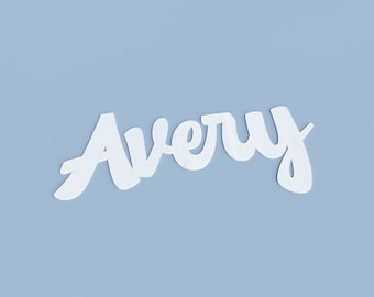 Custom ACRYLIC Name Sign, Choose Your Font - living room decor, party decoration, baby name sign, nursery decor