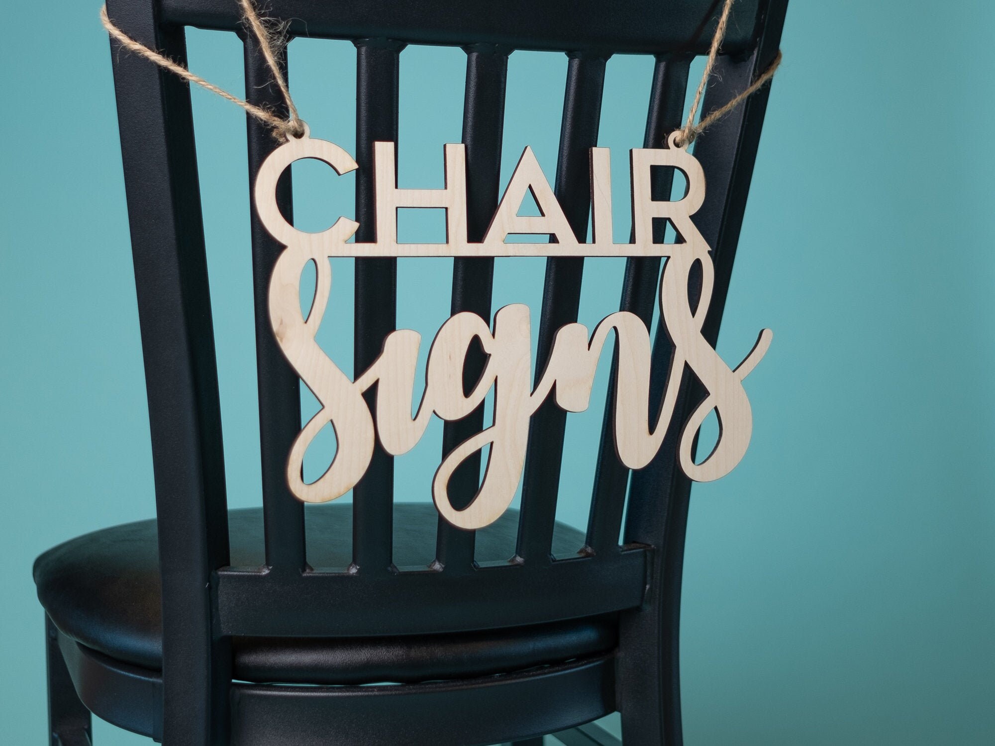 Custom Chair Sign Wood or Acrylic Wedding Chair Sign Etsy