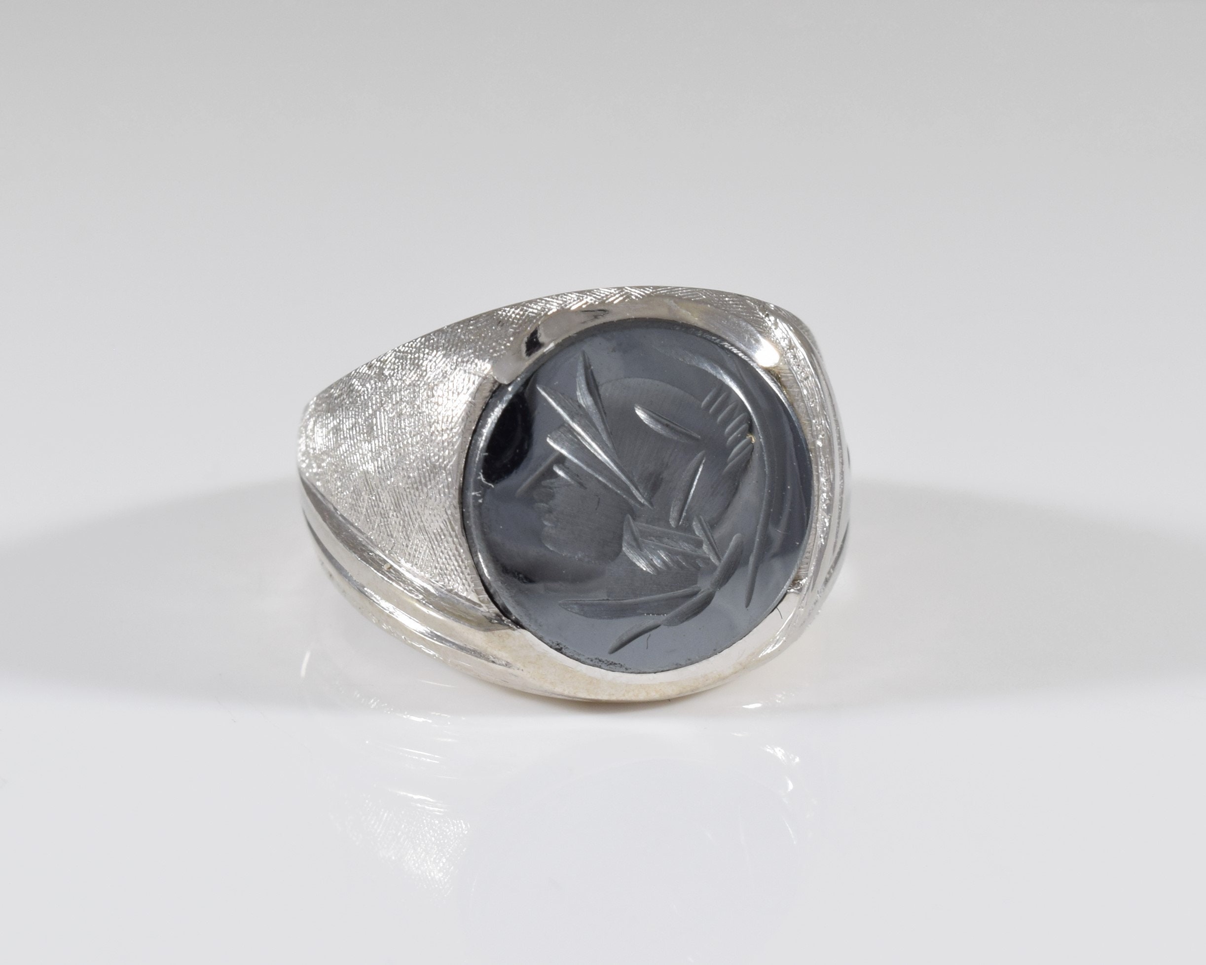 Hematite Centurion Ring Meaning 2024 www.alhudapk