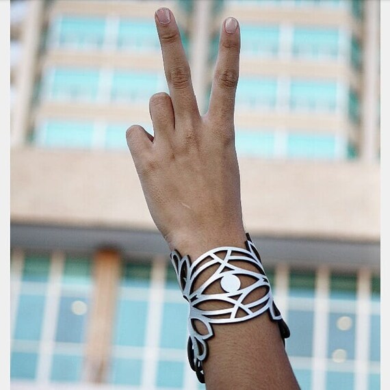 Adjustable Vegan Leather Cuff Bracelets for Women Etsy