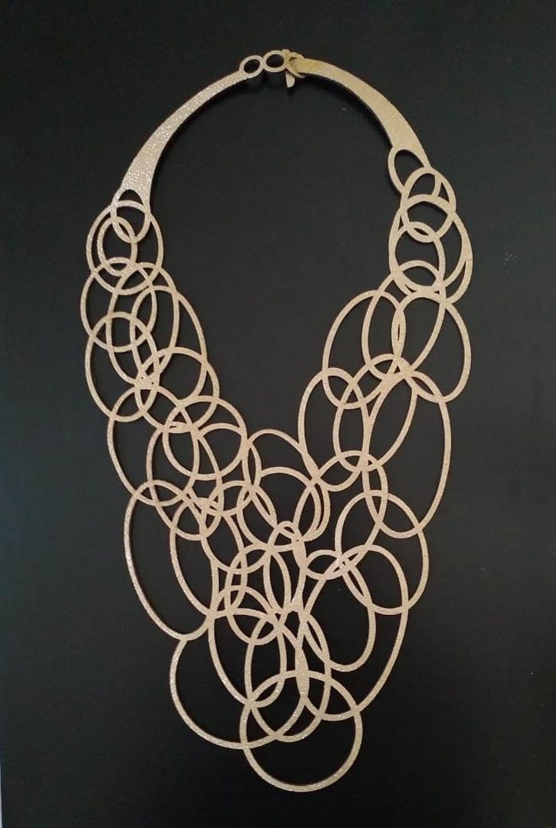 long gold fashion necklace