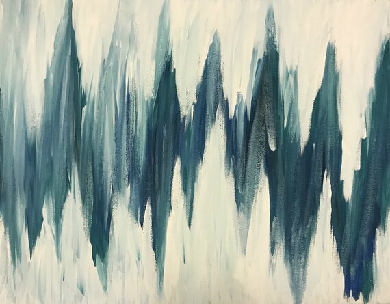 Aangepaste schilderij voorbeeld kleur Abstract | Etsy