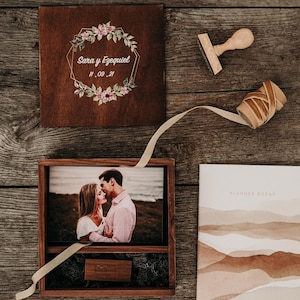Caja de fotos personalizada con unidad USB de alta velocidad / Embalaje de fotos