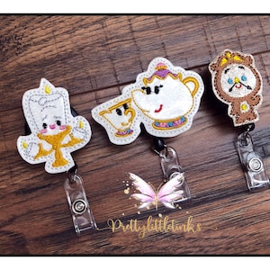Princess Friends Badge Reel, Princess Bella Badge Reel, Princess Badge Reel, Badge Reel, Princess Planner Clip