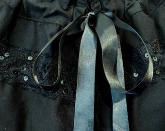 Black Gothic Lace Funeral Cape