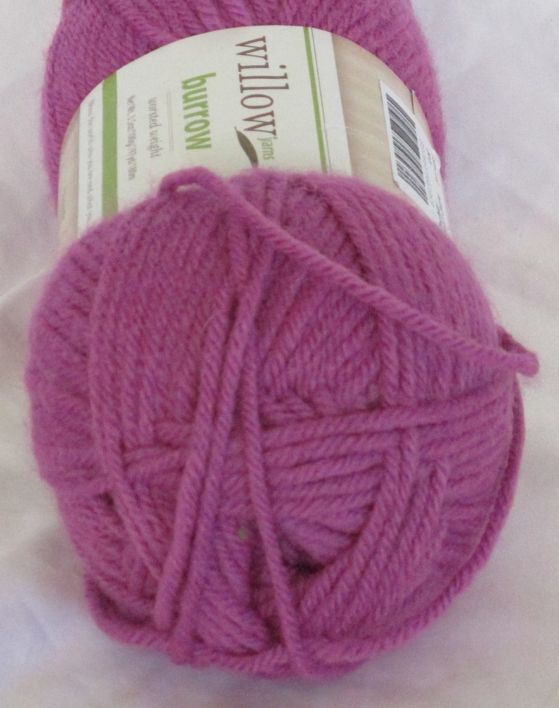 Willow Yarns Burrow Worsted Weight Purples Pinks 25 Wool 75 Etsy