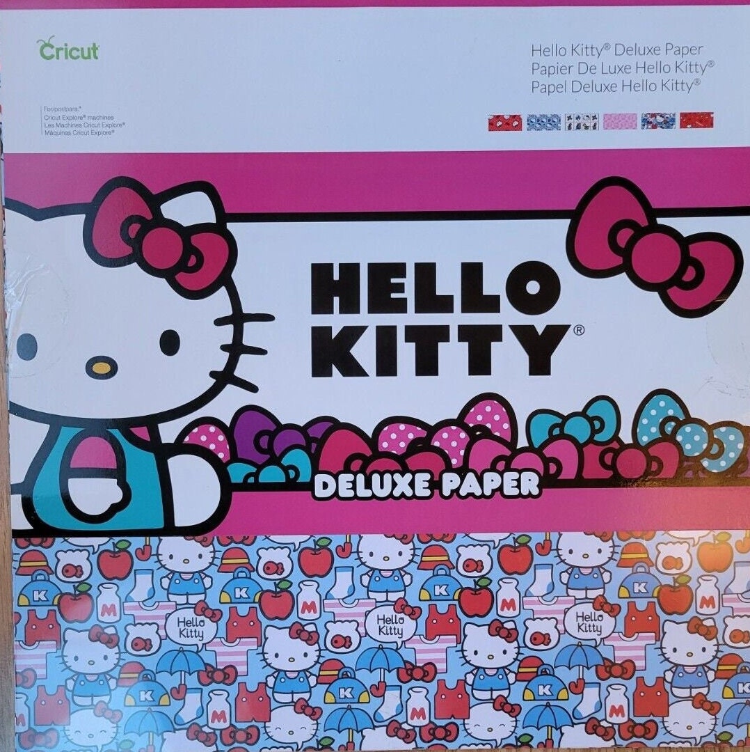 Hello Kitty 12x12 Deluxe 2-sided Heavyweight Cardstock. 12 