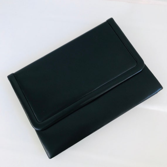 Vintage 1950s Black Minimalist Clutch Bag By Dori… - image 7