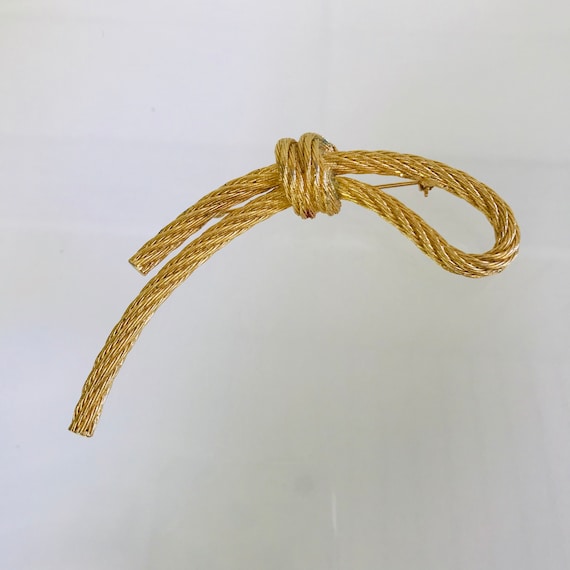 Vintage Christian Dior Nautical Rope Statement Brooch - Etsy
