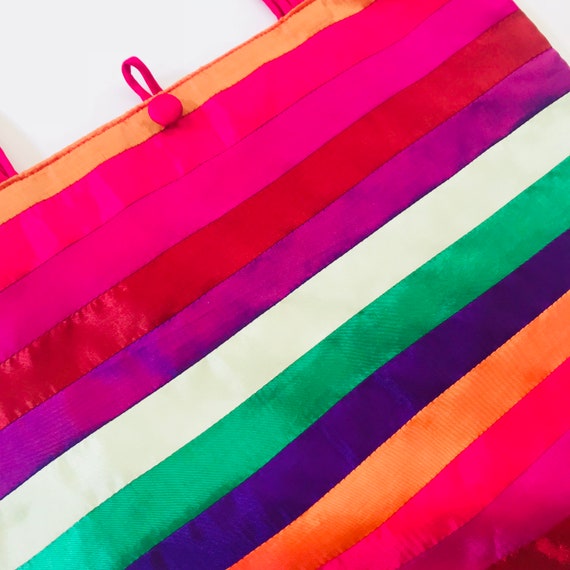 Rainbow Stripe Tote - image 7