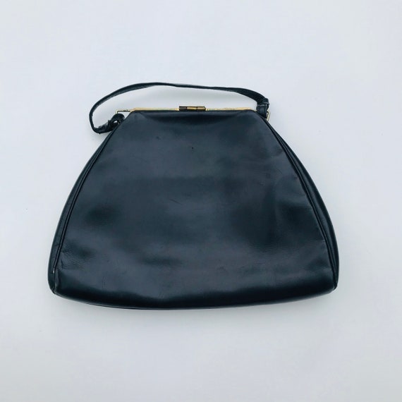Antique Handbag, 1920s Flapper Bag, Marcasite Cla… - image 4