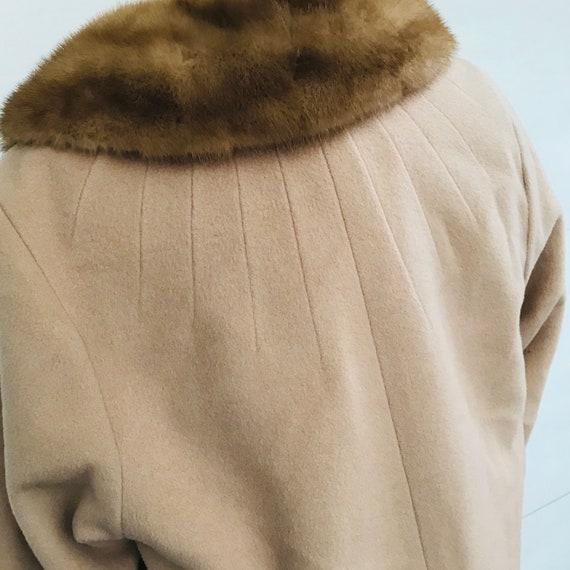 Vintage Cashmere Coat, Vintage Camel Coat, Midcen… - image 4