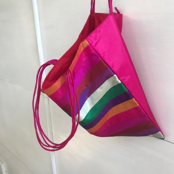 Rainbow Stripe Tote - image 9