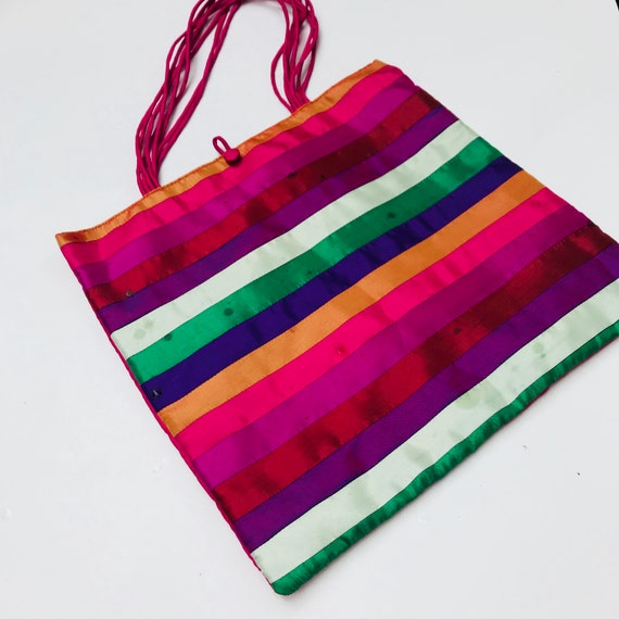 Rainbow Stripe Tote - image 2