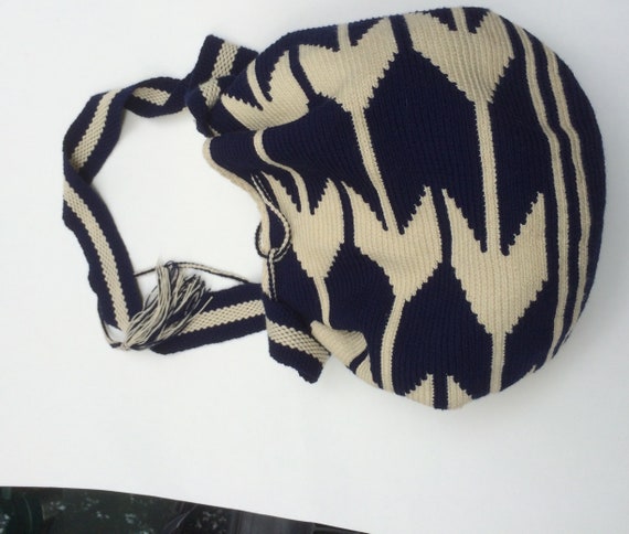 Vintage Wayuu Mochila Bag, 1970s, Handmade Gift, … - image 2