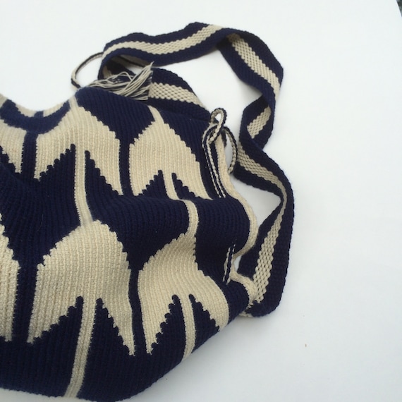 Vintage Wayuu Mochila Bag, 1970s, Handmade Gift, … - image 5