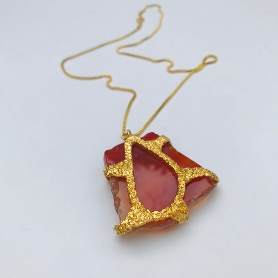 Brutalist Pendant Necklace