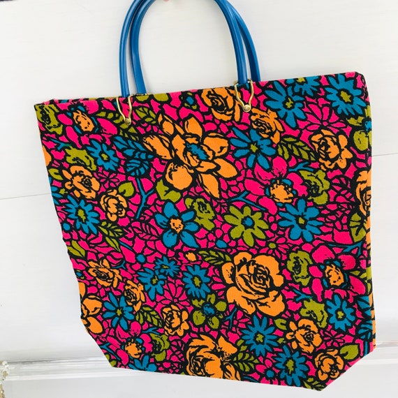 Hippie Flower Power Tote - image 1