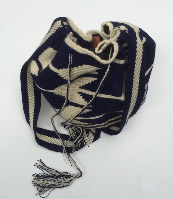 Vintage Wayuu Mochila Bag, 1970s, Handmade Gift, … - image 1