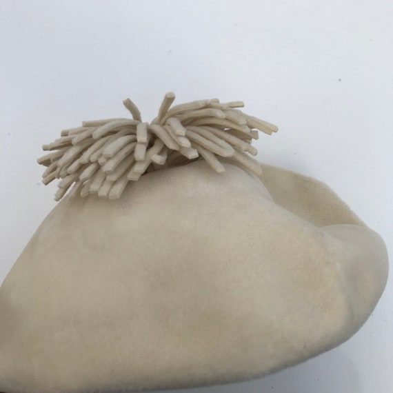 Vintage 1950s/1960s Pom Beret Hat, Vintage French… - image 3