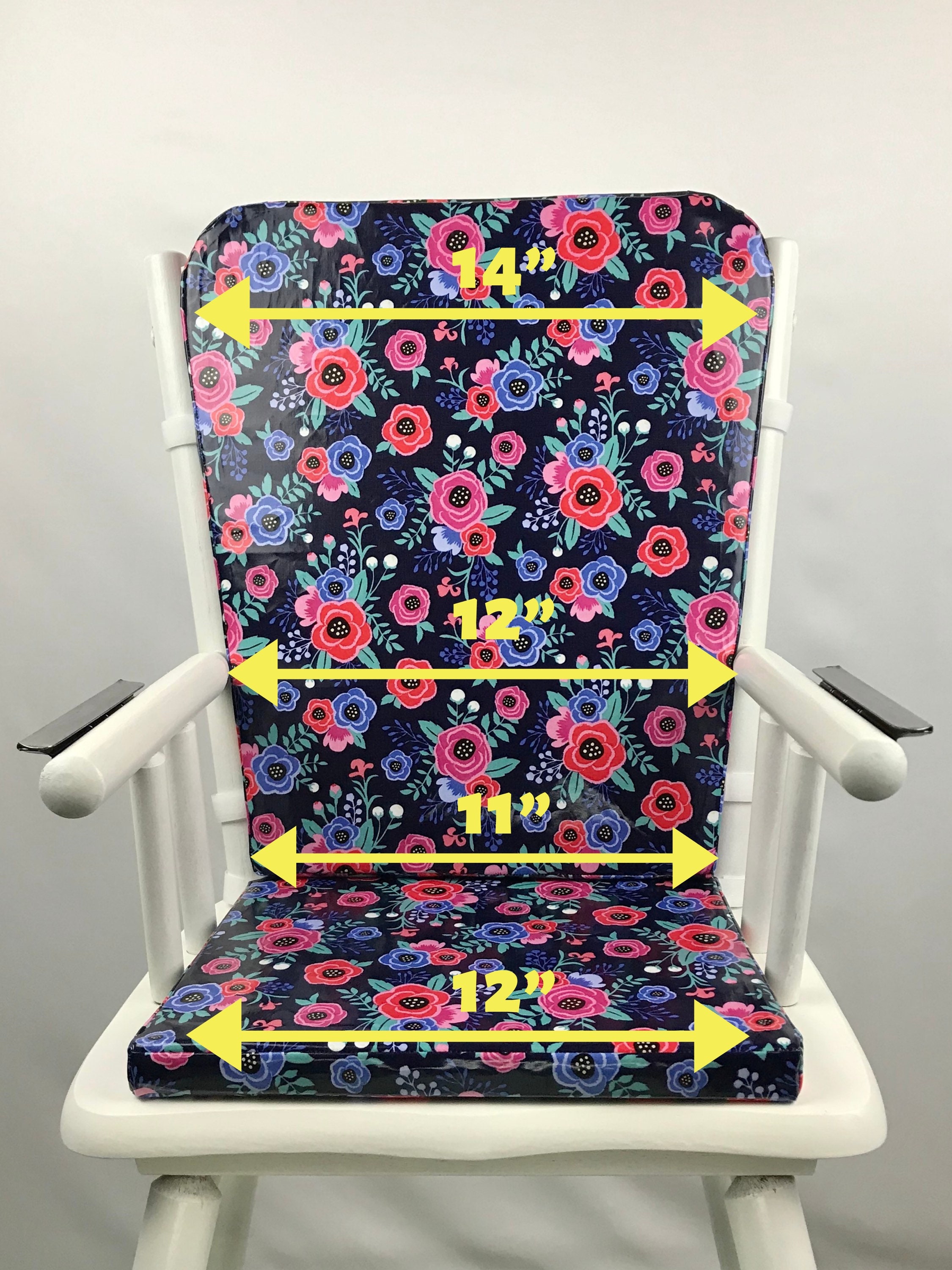 Easy-Clean High Chair Pads Wood High Chair Pad High Chair | Etsy