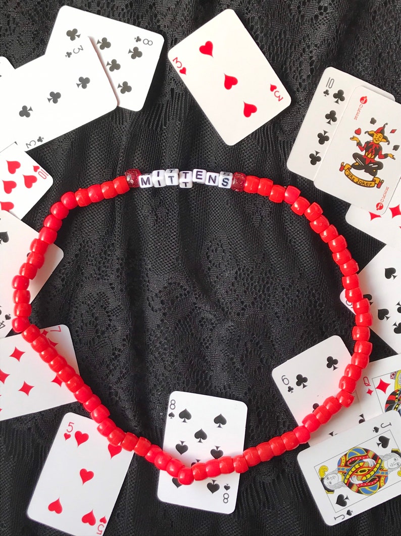 MITTENS Kandi choker house pet kakegurui inspired Etsy