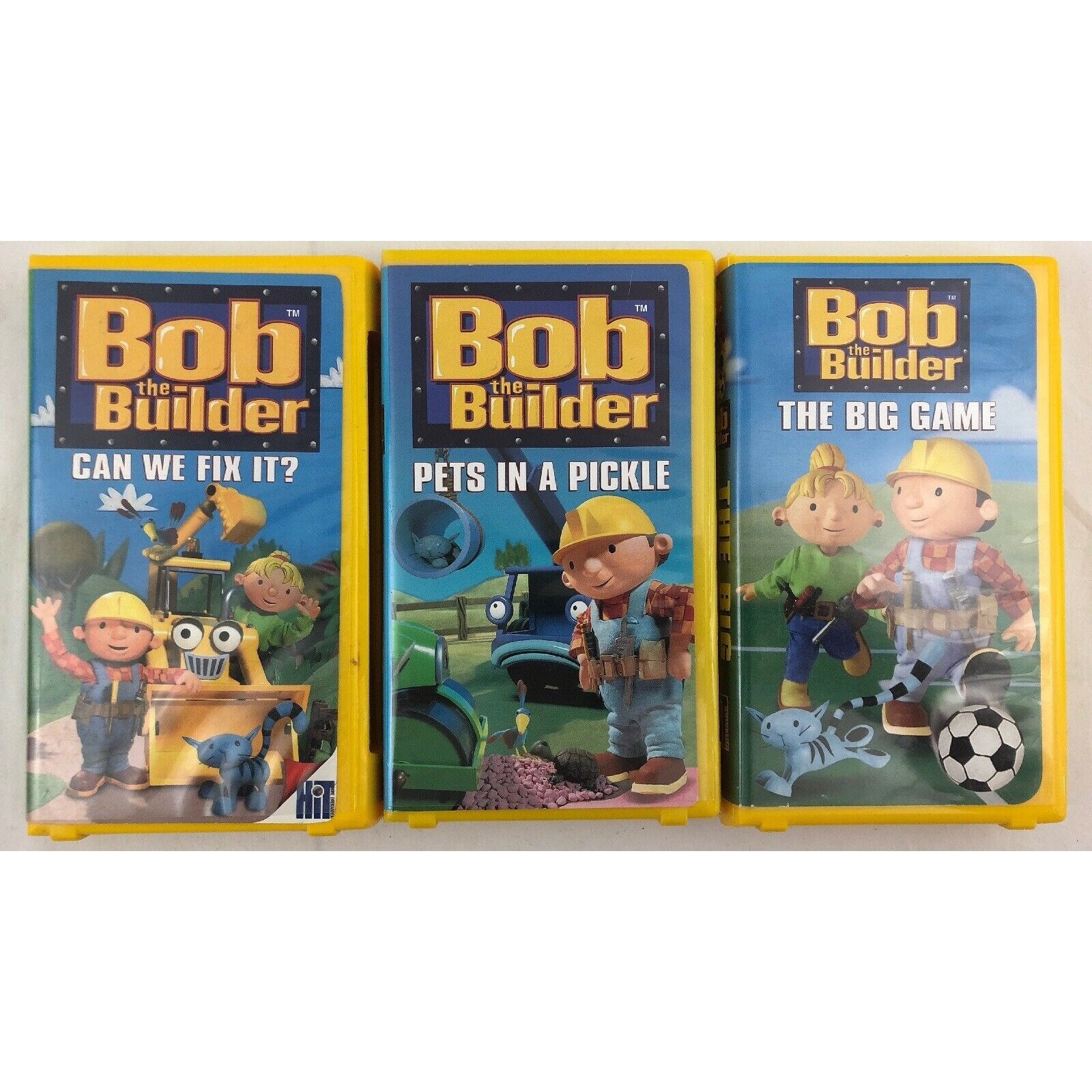 Bob the Builder VHS Lot of 3 Can We Fix It The Big Game Pets - Etsy.de