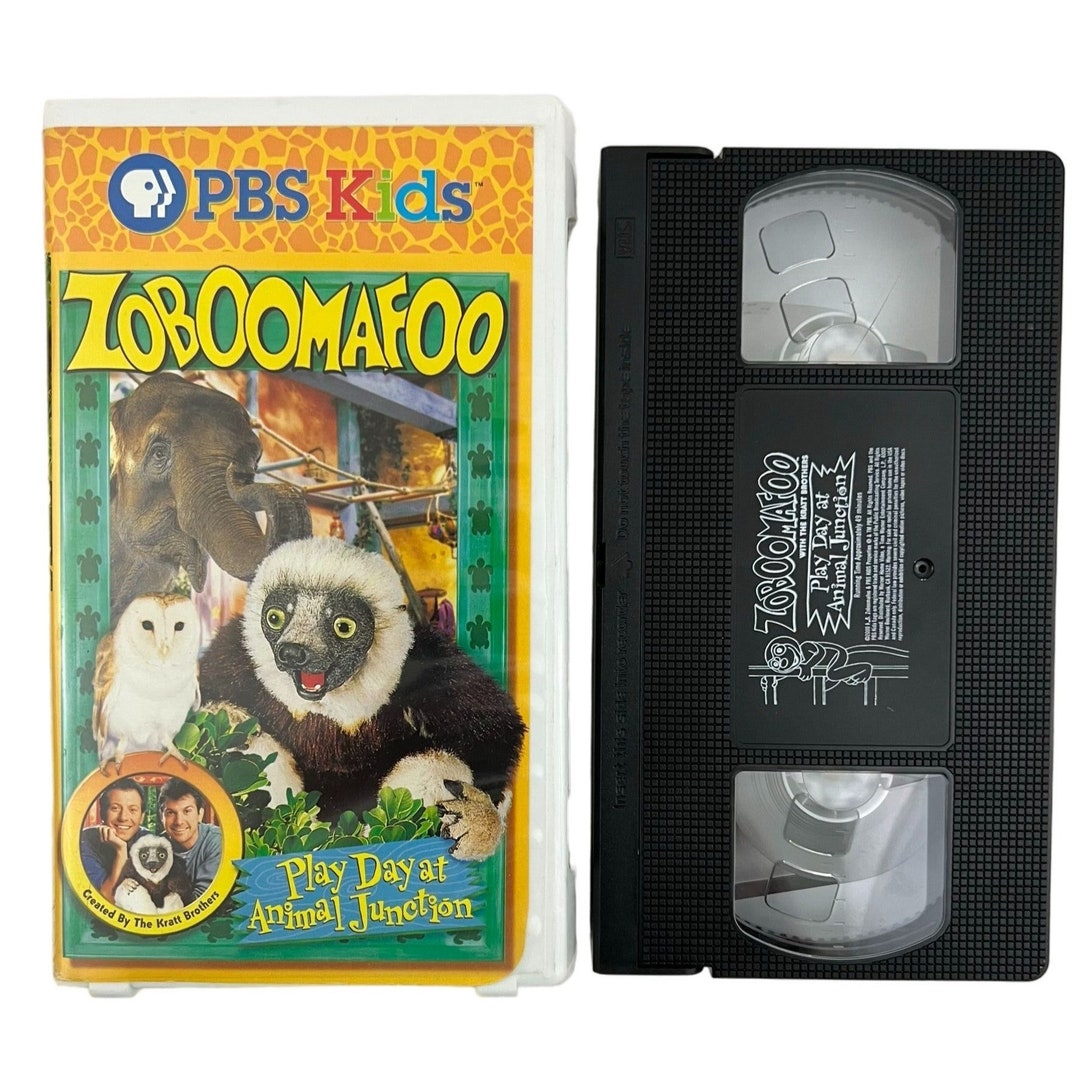 Zoboomafoo Play Day at Animal Junction VHS Clam Shell Tested Etsy
