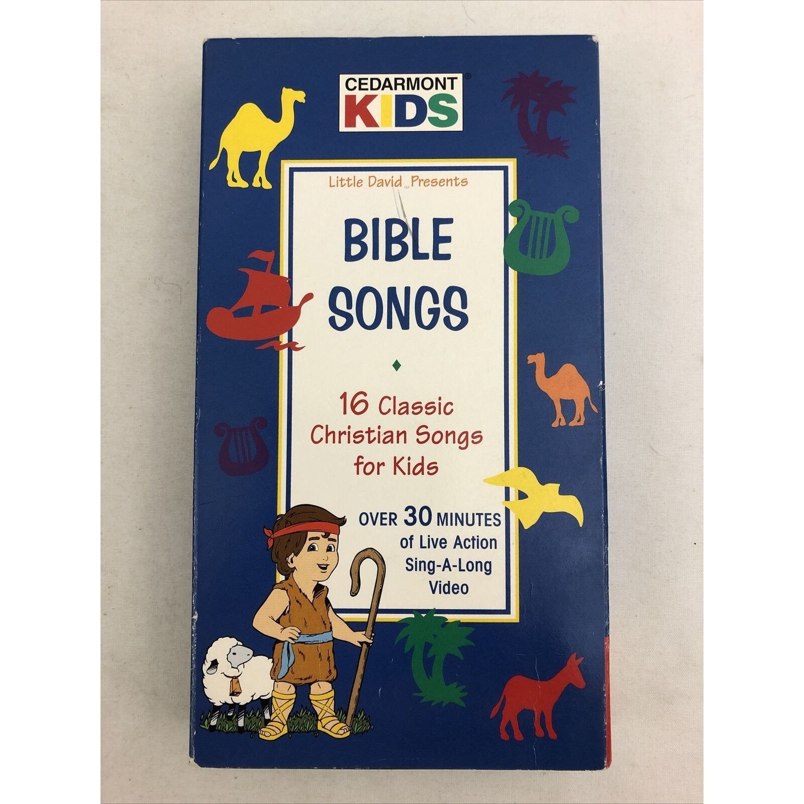 Cedarmont Kids Action Bible Songs VHS 16 Classic Christian Songs for