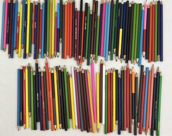 HUGE Lot 115 Colored Pencils | Crayola, Flomo, Roseart,