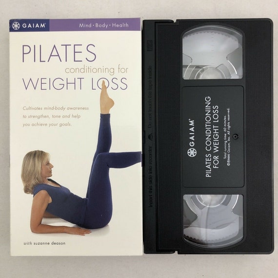 4 VHS Pilates Lot Crunch Gaiam Weight Loss Target Specifics Fat