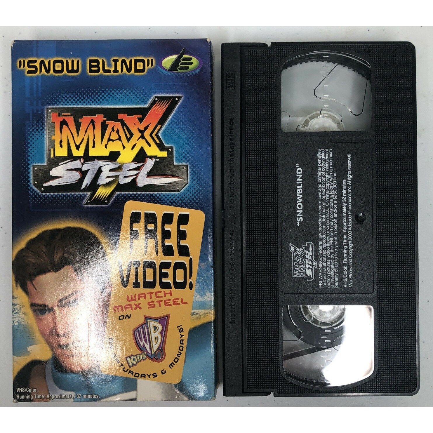 Max Steel snow Blind Free Promotional VHS TV - Etsy Australia Max Steel snow Blind Free Promotional VHS TV - Etsy Australia