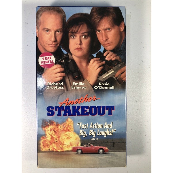 Another Stakeout (VHS, 1994) Richard Dreyfuss Emilio Estevez Rosie O'donnell
