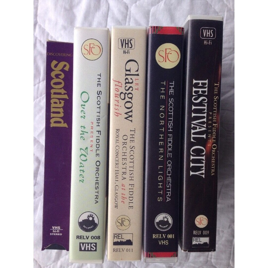 4 Scottish Fiddle Orchestra VHS Tapes Discovering Scotland Etsy