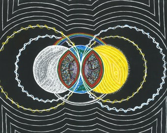 Earth Union (4x6" art print)