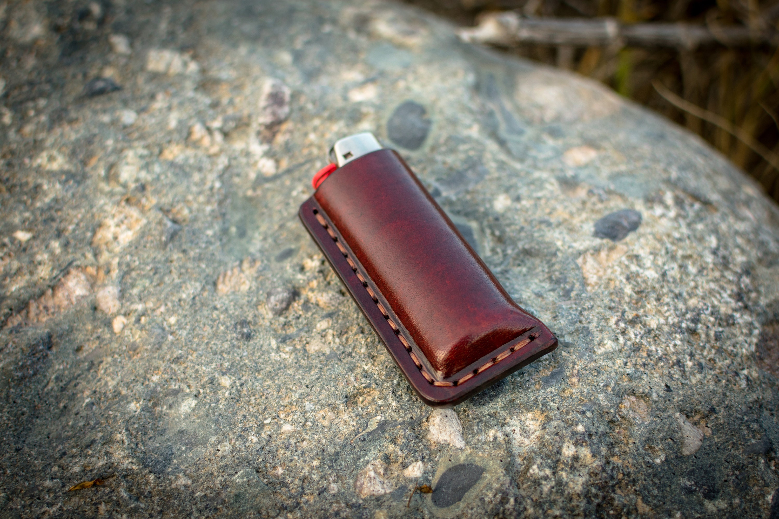 Lighter Pouch Made to Fit BIC Lighter Sleeve Leather Lighter Etsy New