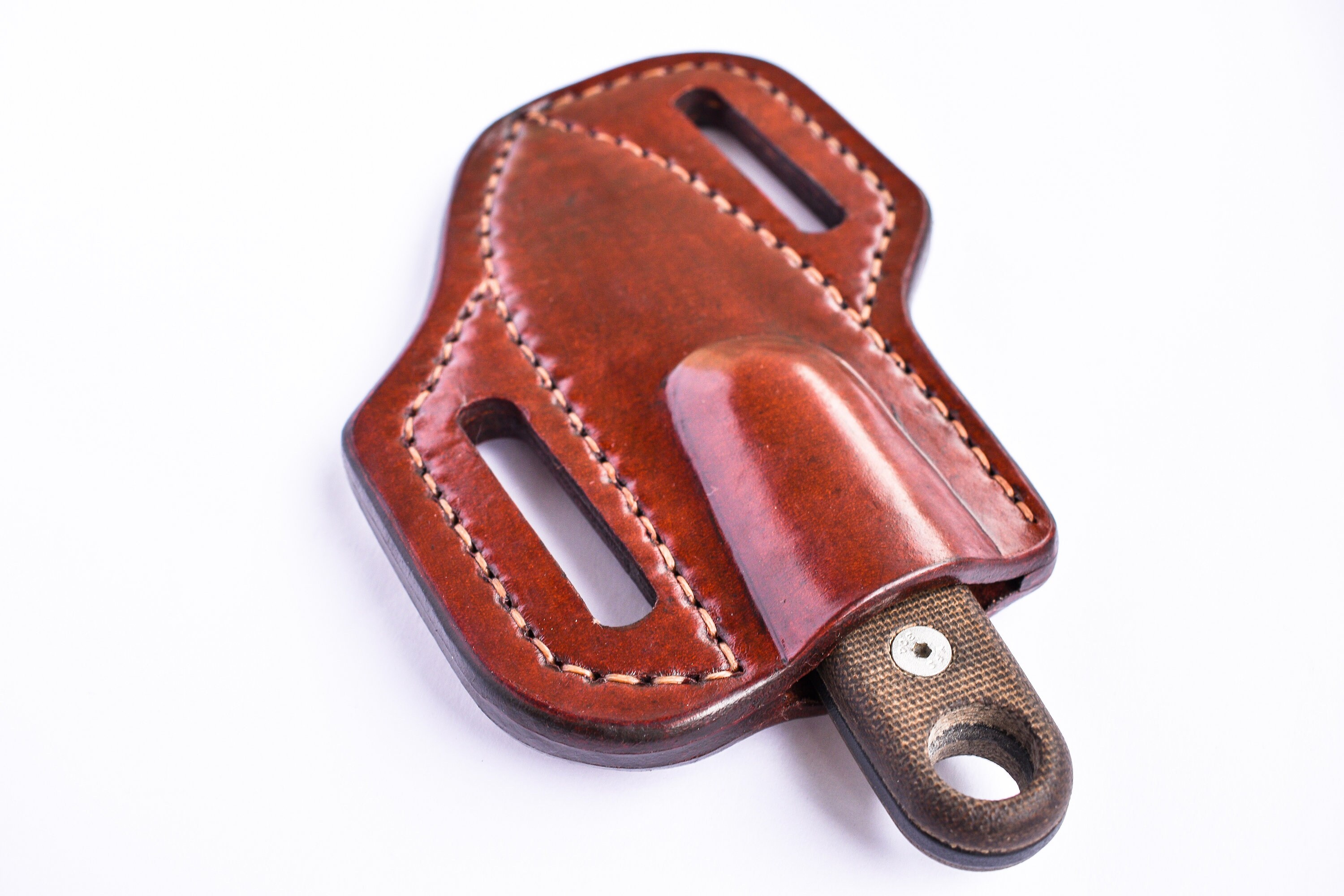 Pancake Leather Sheath Made to Fit Esee Izula 2 Custom Etsy Canada