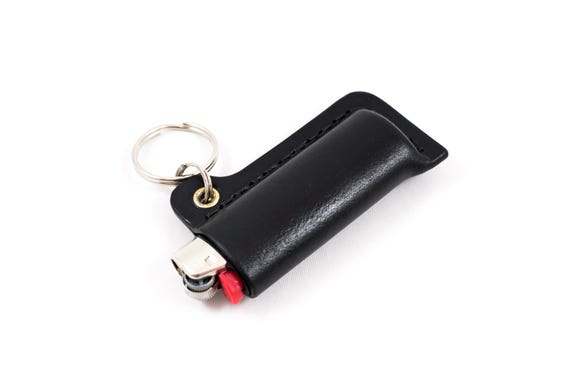 【OPEN YY】STUD LIGHTER CASE KEYCHAIN STUD LIGHTER CASE KEYCHAIN, BLACK