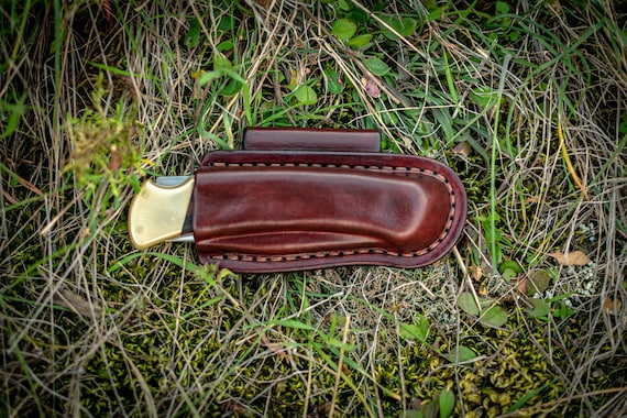 Horizontal Carry Sheath With Belt Loop Made to Fit Buck 110
