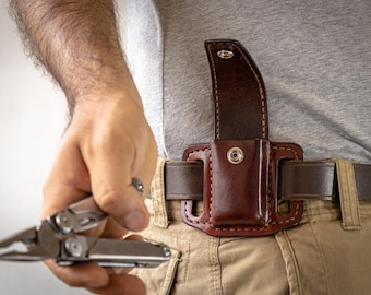 Funda tipo panqueque con parte superior cerrada para Leatherman Wave